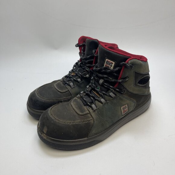 Big Bill Big Basket 6'' Metal Free Safety Shoes Men Sz 9 US Blue / Black / Red - Picture 4 of 15